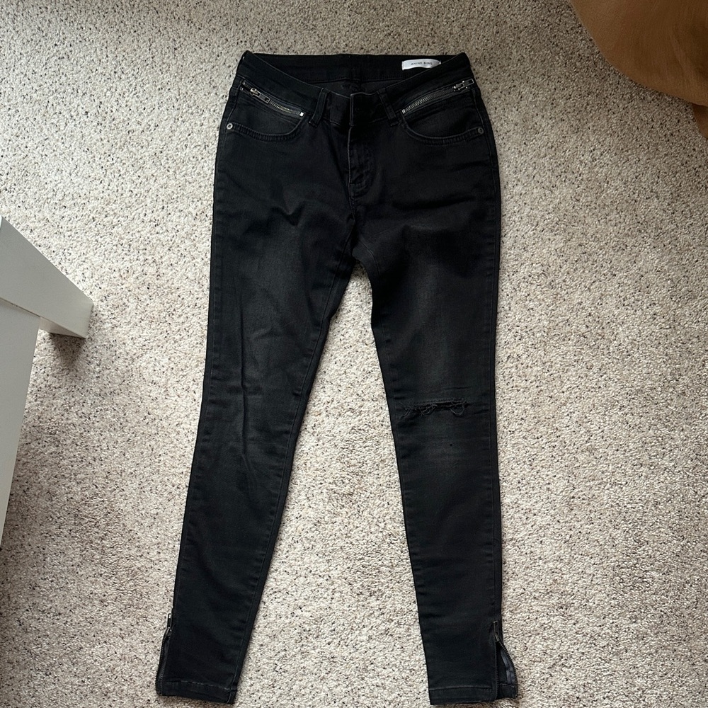 Annie Bing Black Skinny Jeans